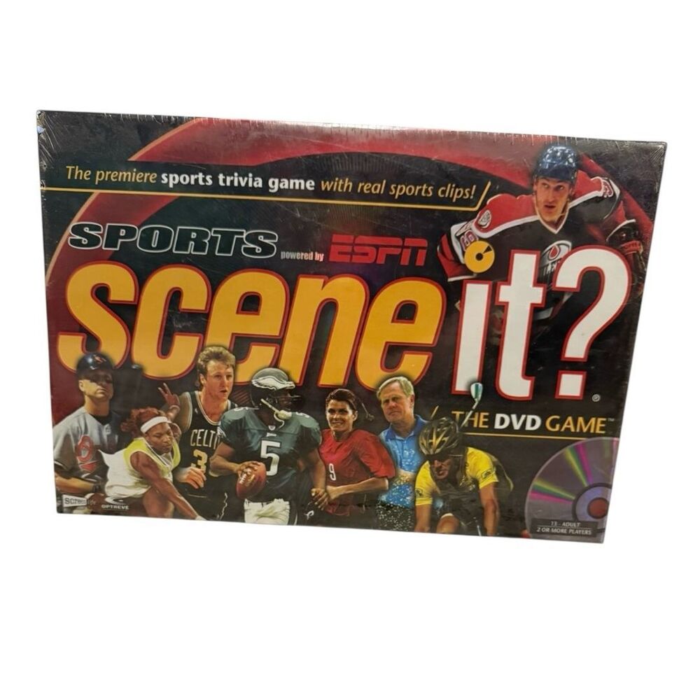 Scene It Sports Powered By ESPN The DVD Game Sports Trivia Brand New